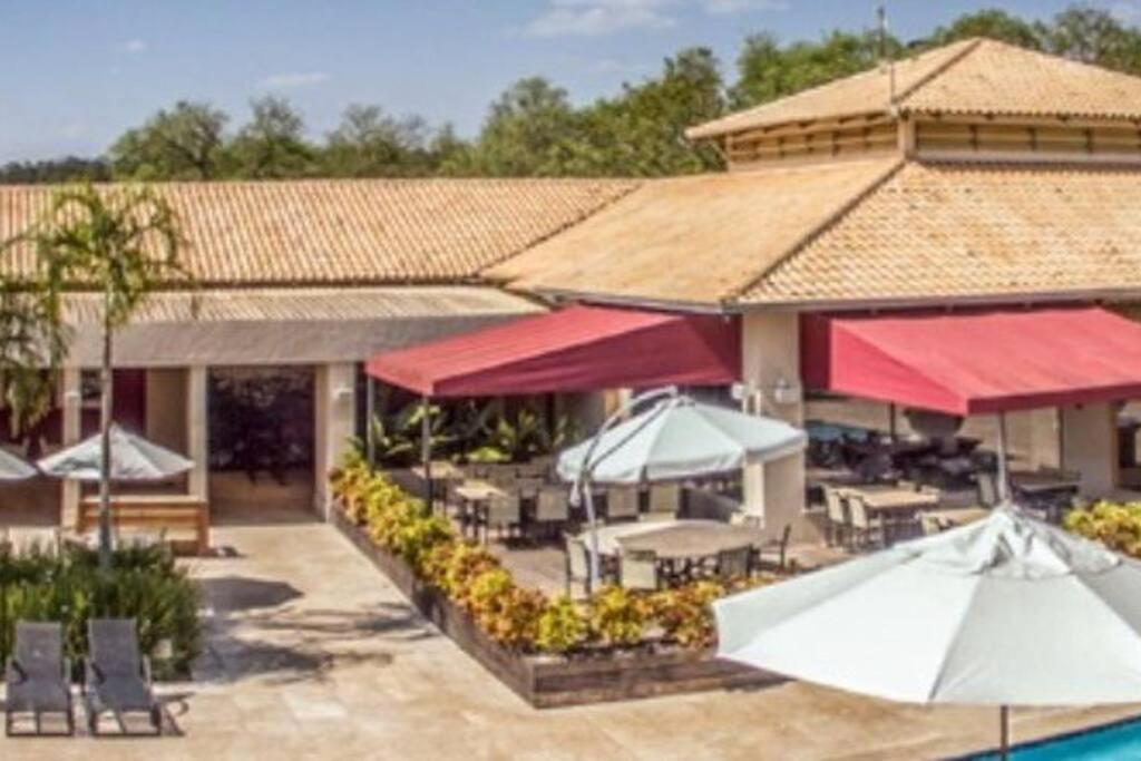 Resort&Lazer Piscinas, Beach Tenis, Bike, Golfe, Pesca, Ar, Wifi Fibra, Tv A Cabo E Lareira Águas de Santa Barbara Kültér fotó